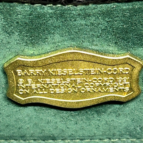 Barry Kieselstein Cord Vintage Black Alligator Small Trophy Bag - Picture 12 of 14